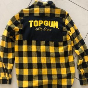 Fashion Nova custom TopGun Flannel Shirt